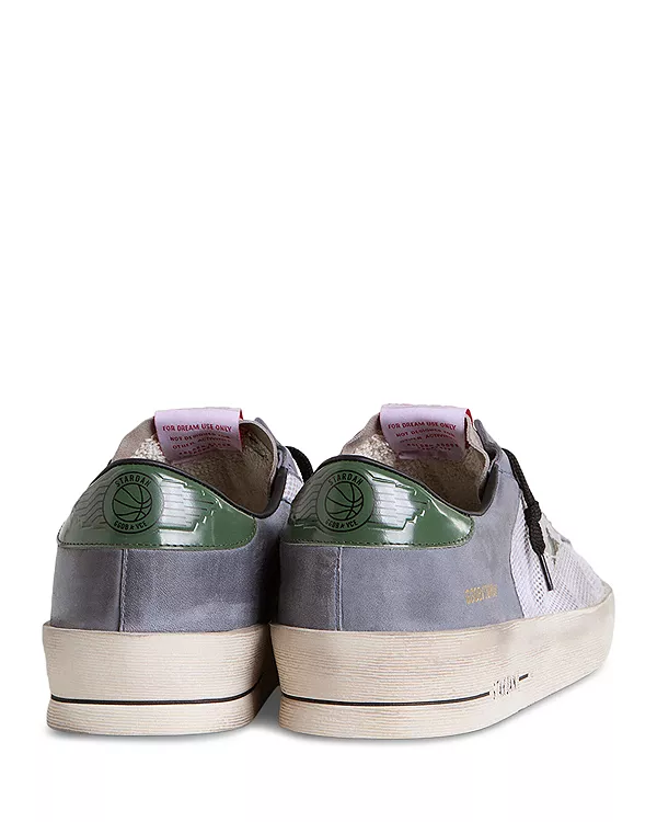 Мужские низкие кроссовки Stardan из замши и сетки Golden Goose, синий — фото 3