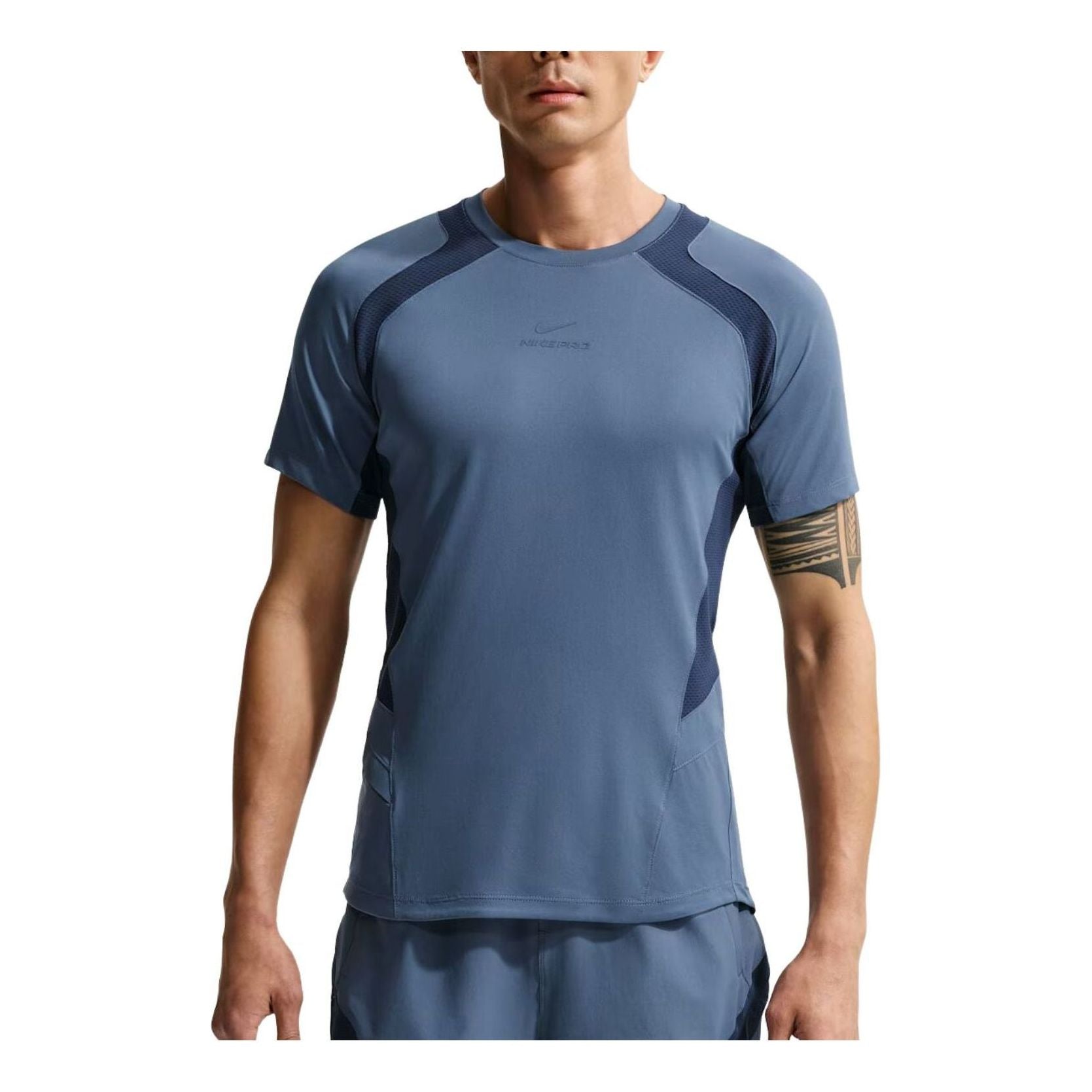 

Футболка с коротким рукавом Nike Pro Training Dri-FIT ADV, цвет «Diffused Blue»