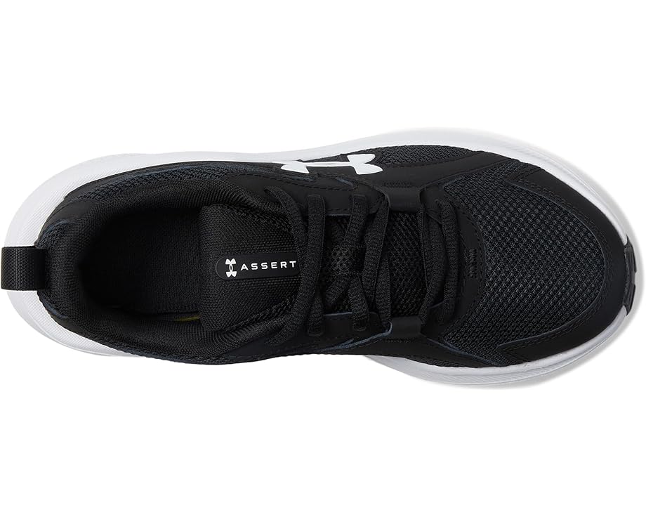 Детские кроссовки Under Armour Charged Assert 11 (Big Kid) Under Armour Kids, Black/Black/White — фото 2