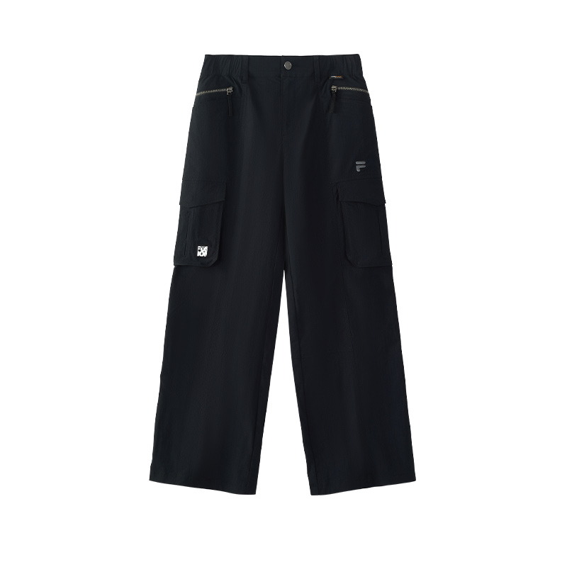 

FILA FUSION Женские повседневные брюки из серии Олимпийских игр по скейтбордингу, цвет "угольно-черный"