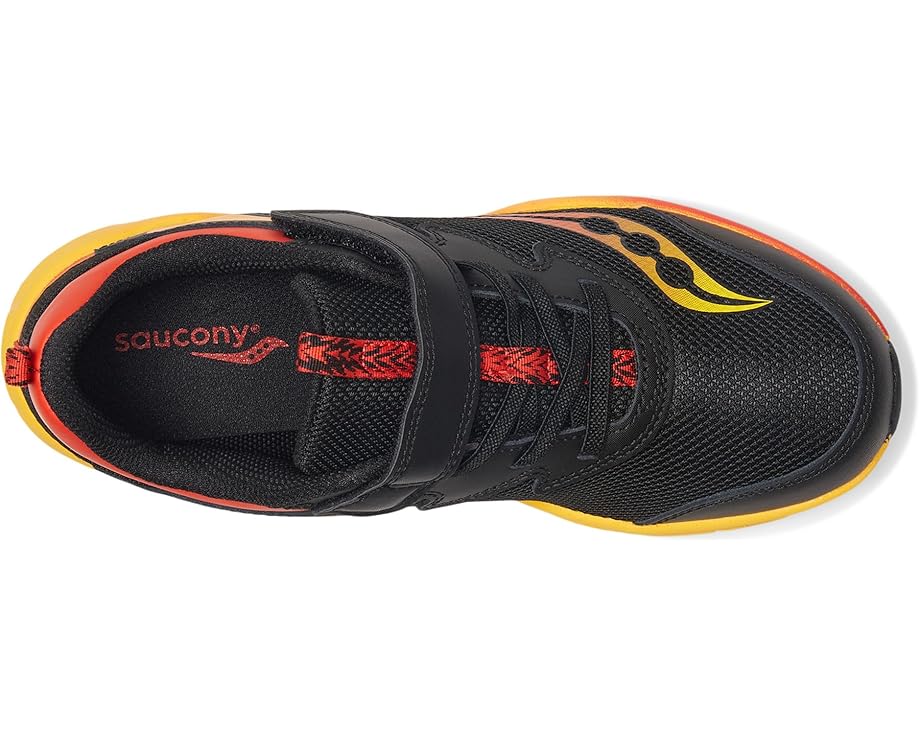 Детские кроссовки Saucony Flash Le (Little Kid/Big Kid) Saucony Kids, Black/Red — фото 2