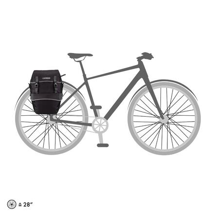 

Корзины Bike-Packer Plus — пара Ortlieb, цвет Granite/Black