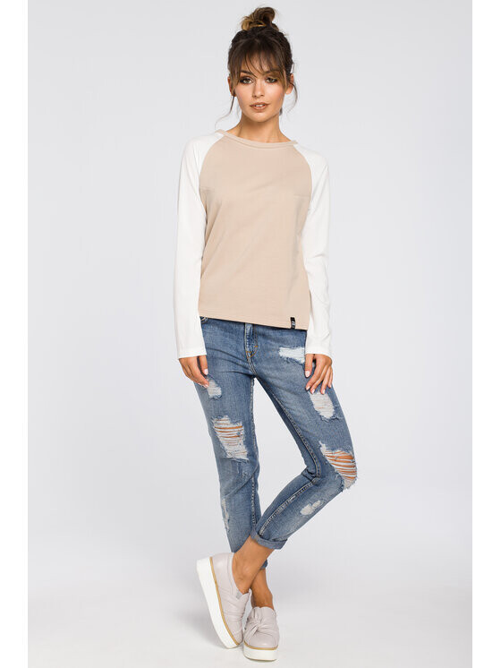 

Расклешенная блузка Bewear, бежевый