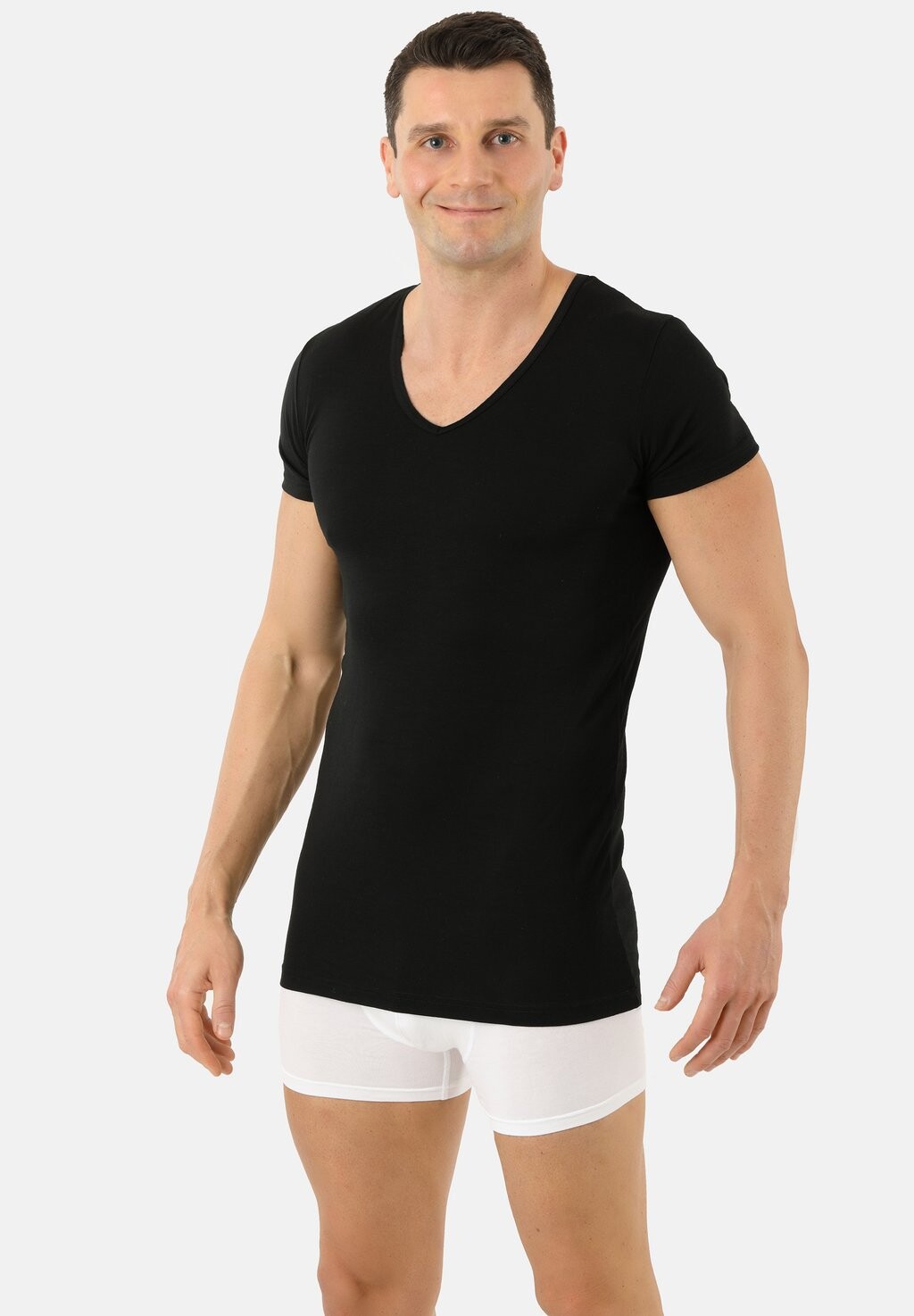 

Базовый слой UNTERHEMD FUNKTION WOLLSHIRT TENCEL V-NECK ALBERT KREUZ, черный