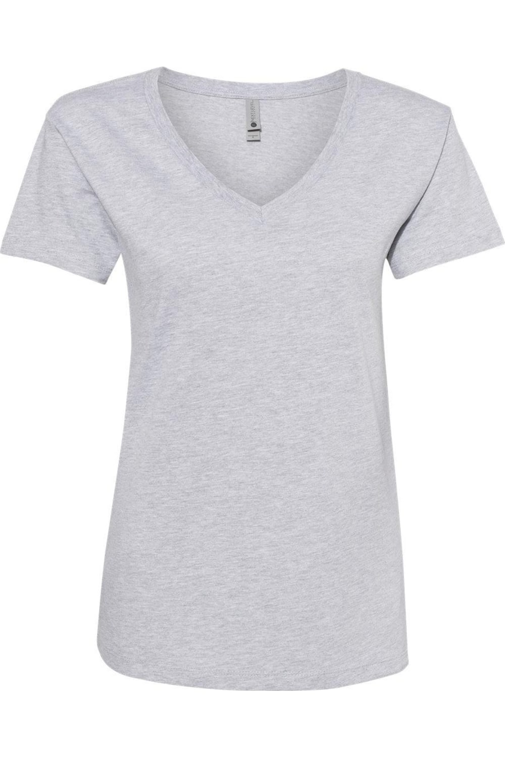 

Футболка женская хлопковая Next Level с V-образным вырезом, цвет heather grey