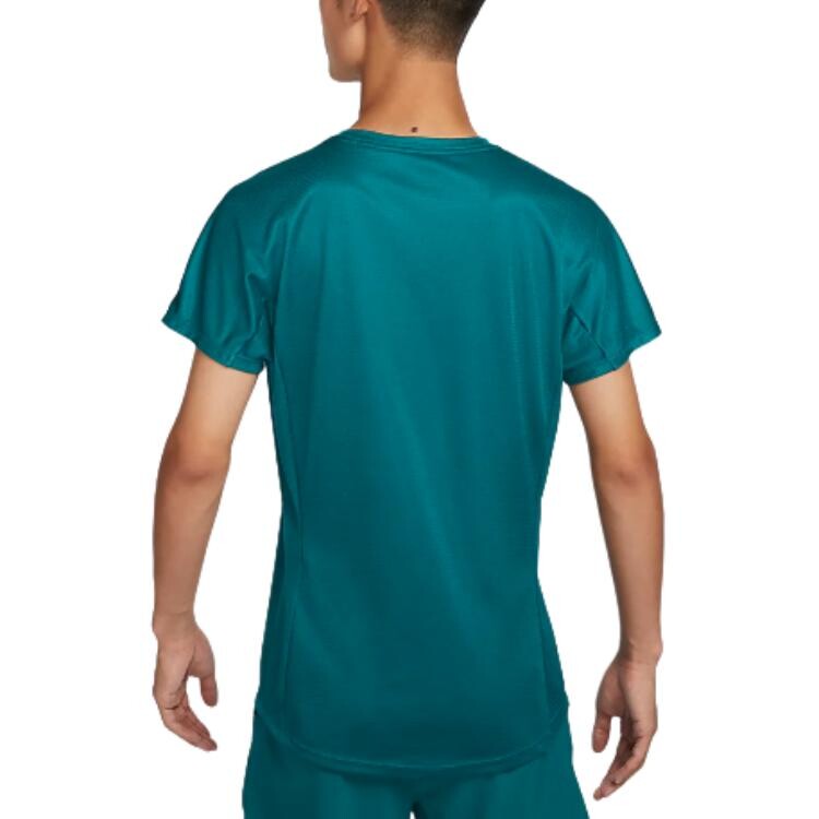 Теннисная рубашка RAFA DRI-FIT мужская Geode Teal Nike, цвет Geode Teal — фото 2