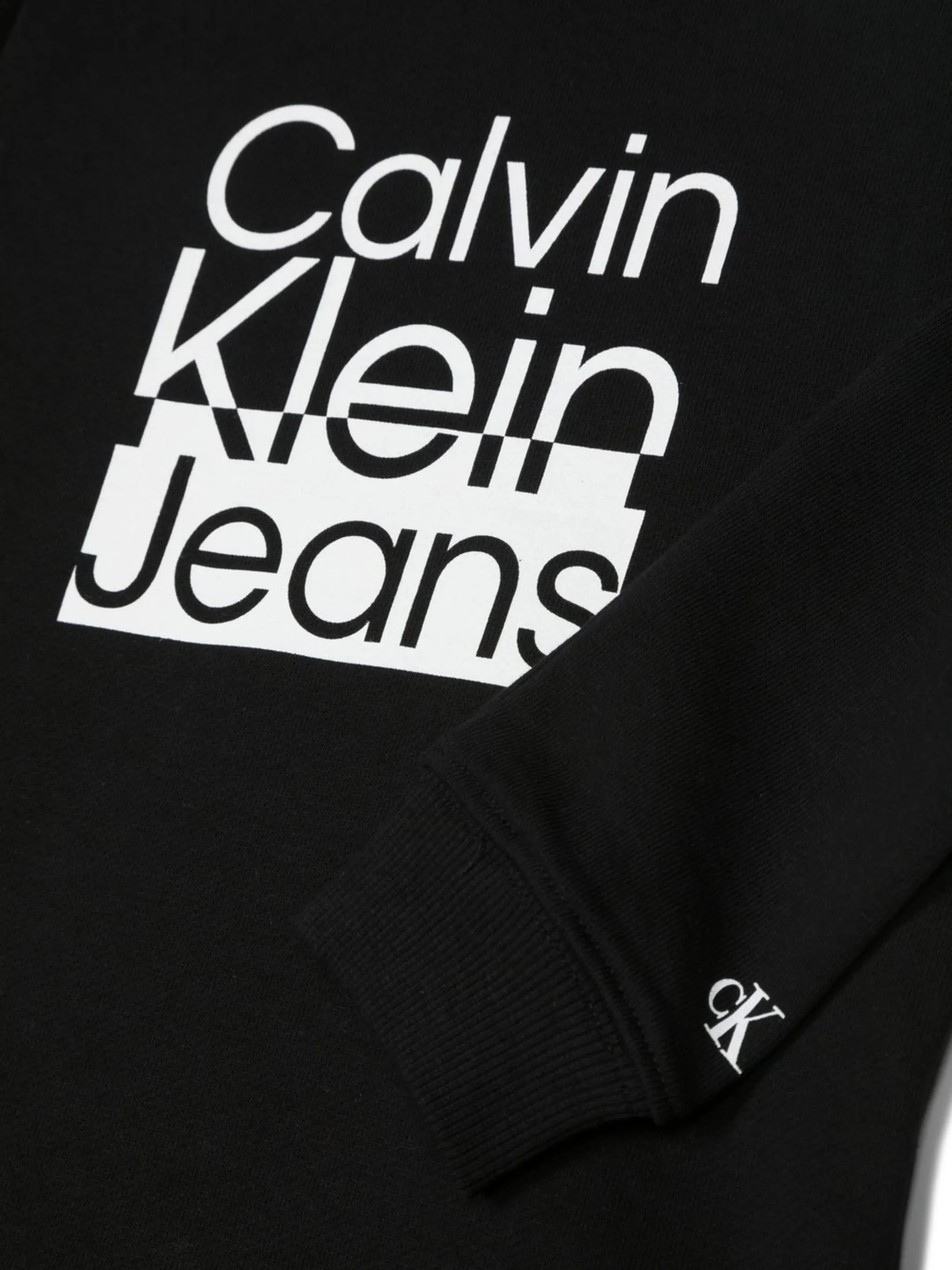 Толстовка с логотипом Calvin Klein Kids, черный — фото 3