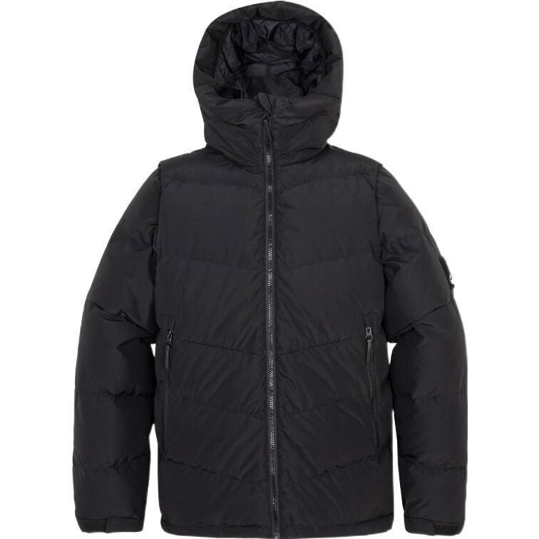 

Пуховик унисекс Jack Wolfskin, цвет Dark orange/black