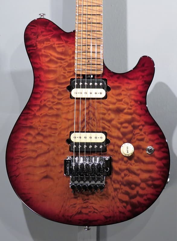 

Электрогитара Ernie Ball Music Man Axis 2022 Roasted Amber Quilt w/Hardshell Case