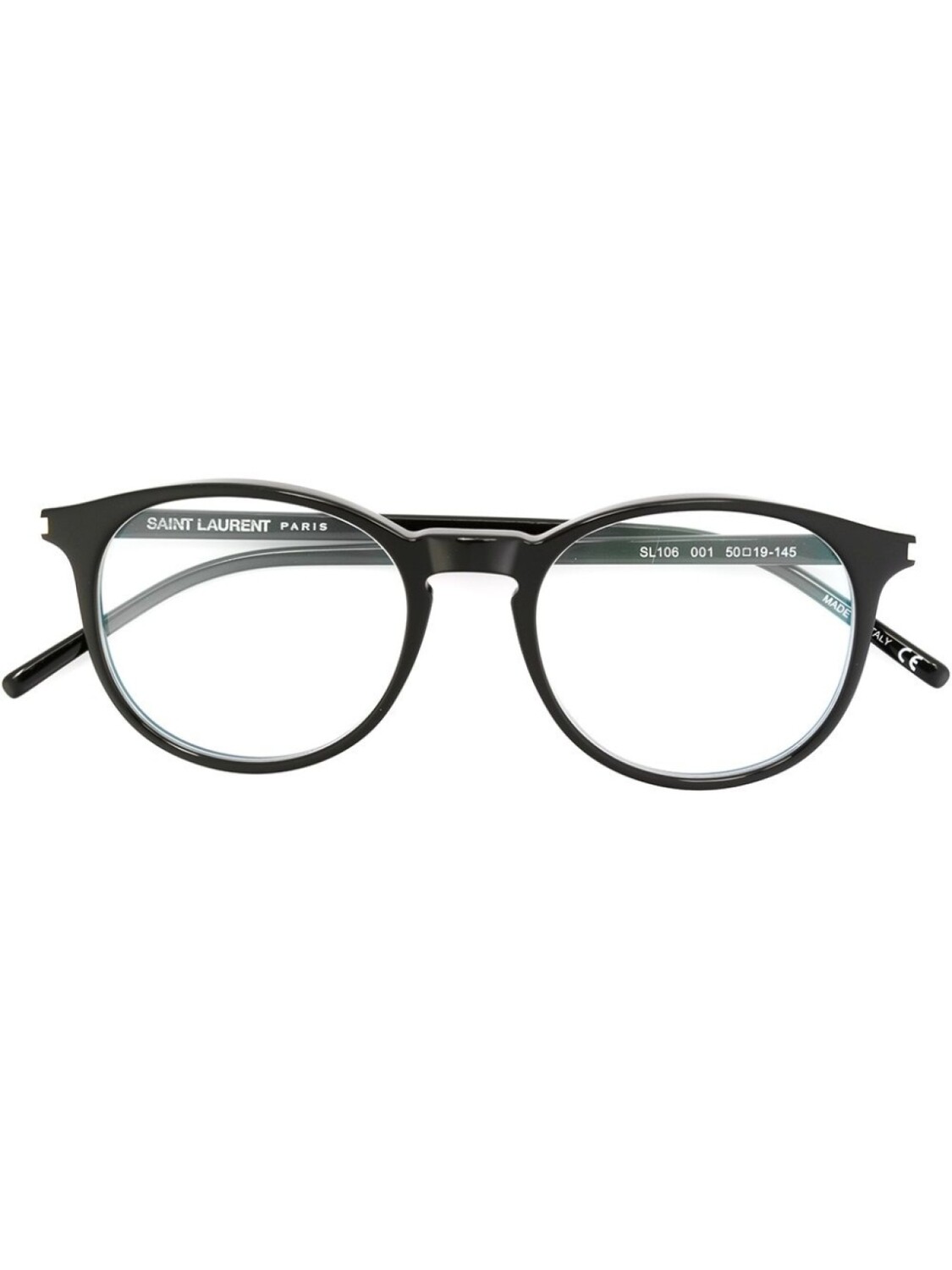 

Saint Laurent Eyewear очки в круглой оправе, черный