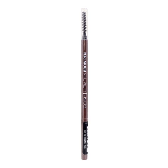 

Ультратонкий карандаш для бровей Gosh, цвет 001 brown, 0,09 гр