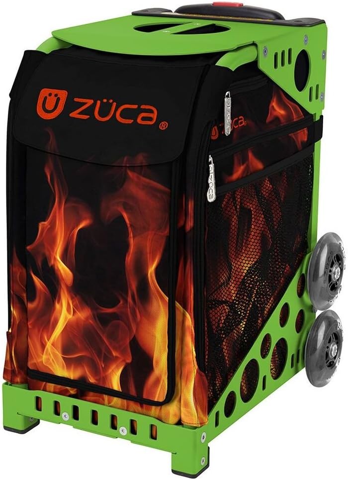 

Спортивная сумка-вкладыш Zuca "Blaze", зеленая рама, мигающие колеса, Зеленый, Спортивная сумка-вкладыш Zuca "Blaze", зеленая рама, мигающие колеса