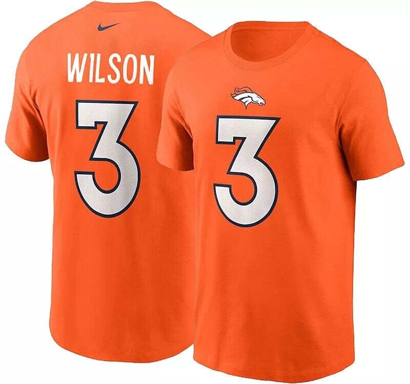 

Оранжевая футболка Nike Youth Denver Broncos Russell Wilson #3