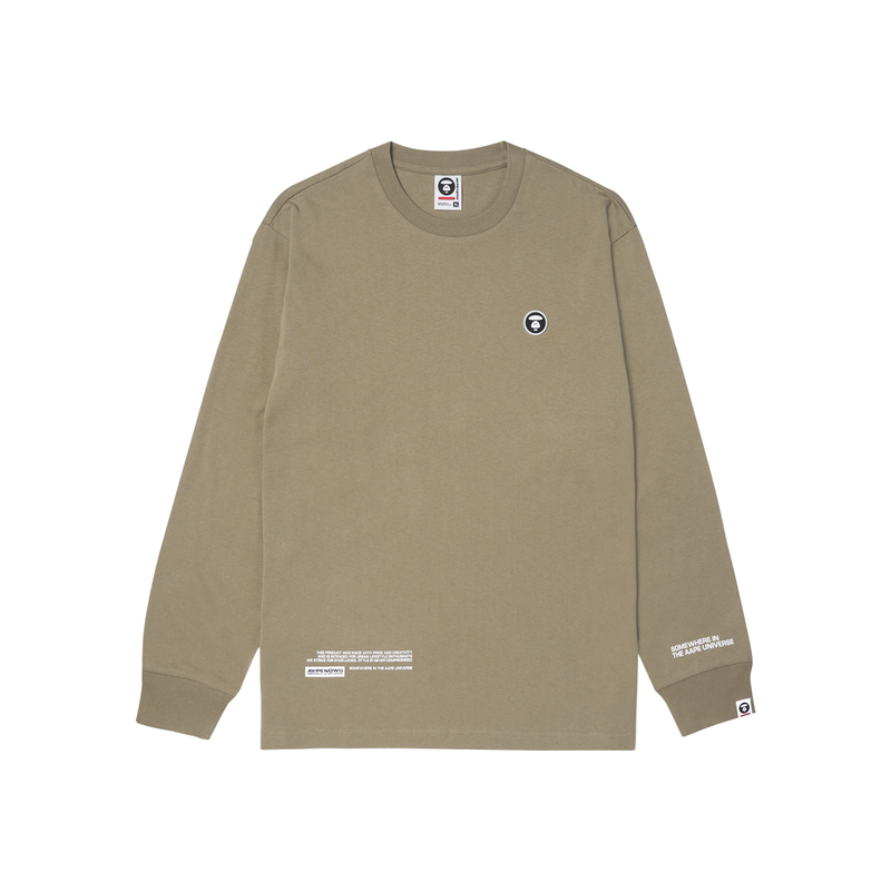 

Хлопковая толстовка с нашивкой-логотипом Aape, Black BKX