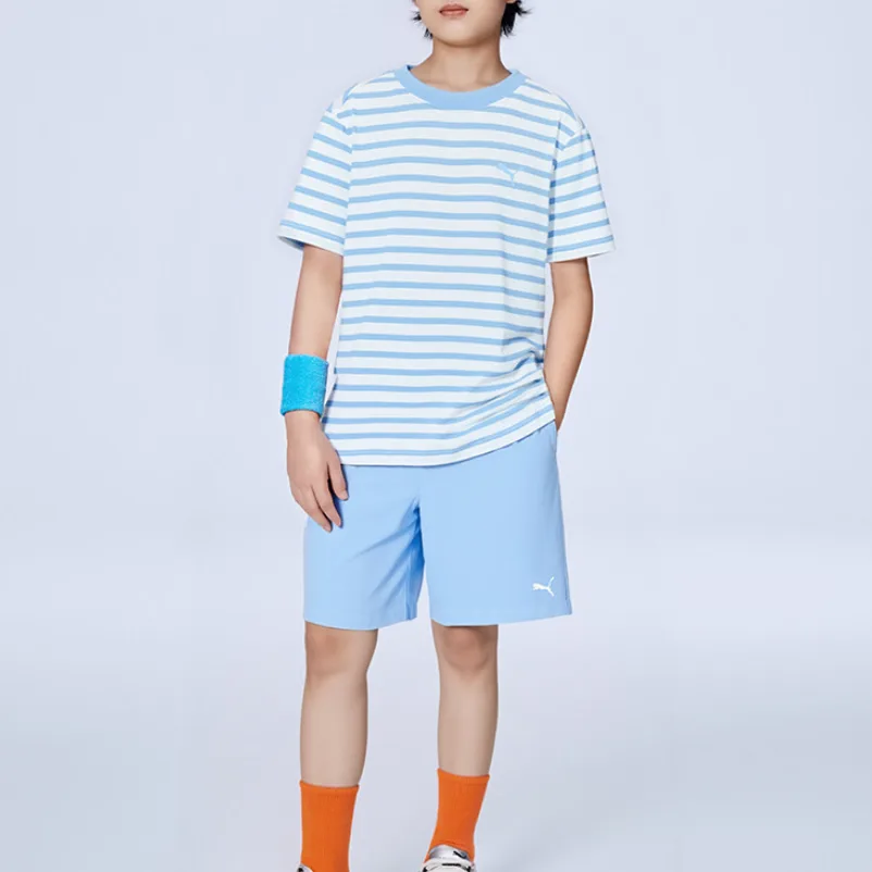 Casual Sportswear SS26 Kids' PUMA, белый синий tone 00318 — фото 3
