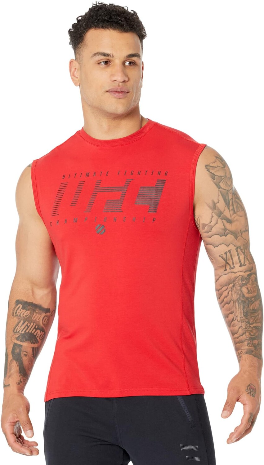 

Футболка без рукавов с круглым вырезом Ultimate Fighting UFC, красный