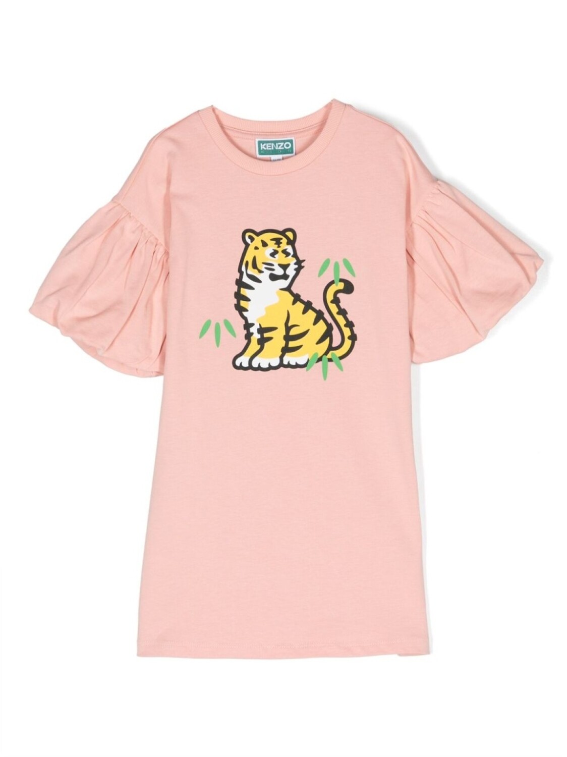 

Kenzo Kids платье с графичным принтом, розовый