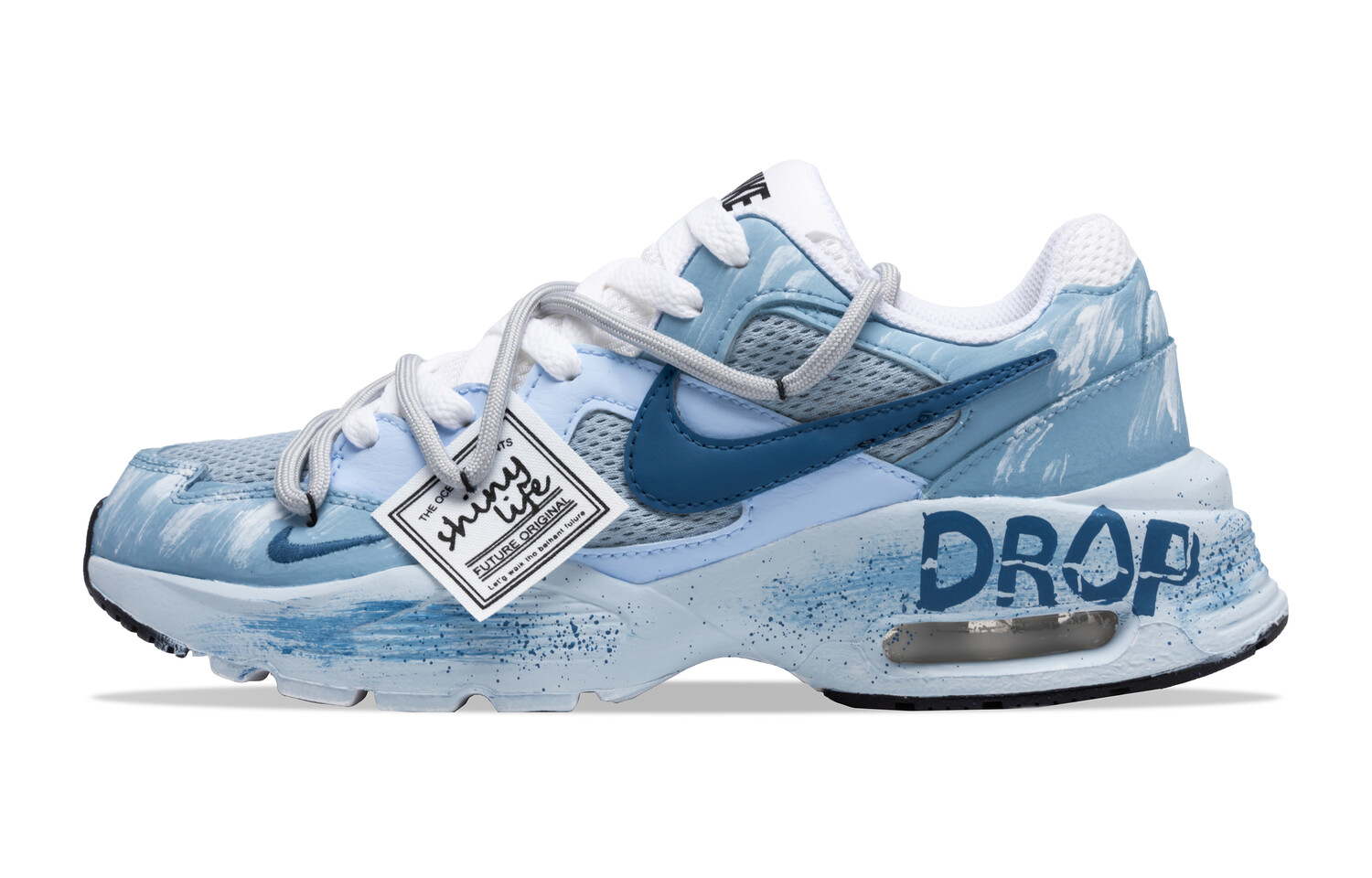 

Кроссовки Air Max Fusion женские с низким верхом, синий Nike