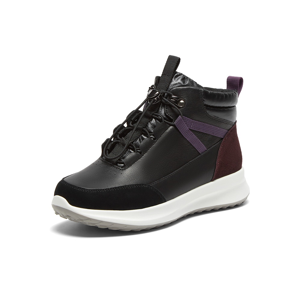 SKAP Женские ботинки на шнуровке черно-фиолетовые, цвет Black/Purple — фото 2