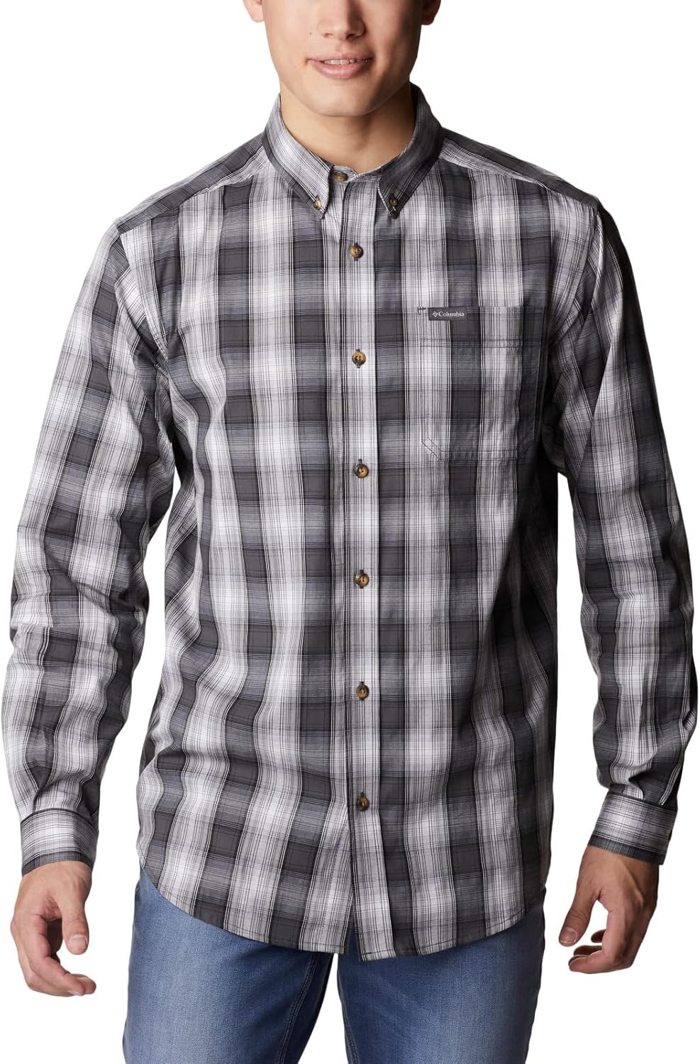 

Мужская рубашка Columbia Rapid Rivers II с длинным рукавом, Black Soft Ombre