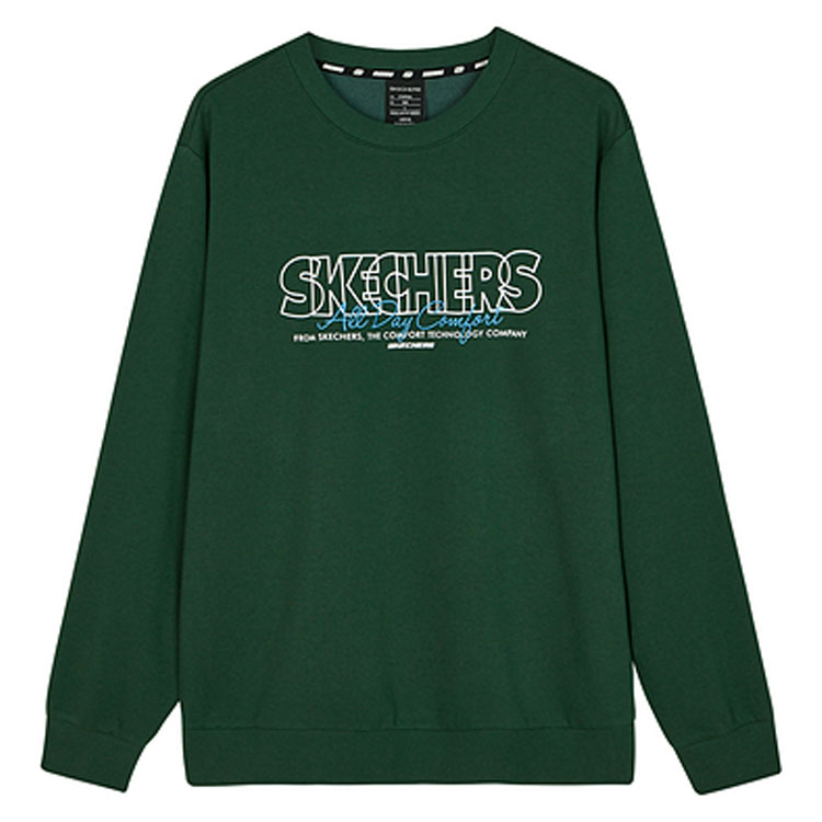 

Skechers Толстовка унисекс сосново-зеленая