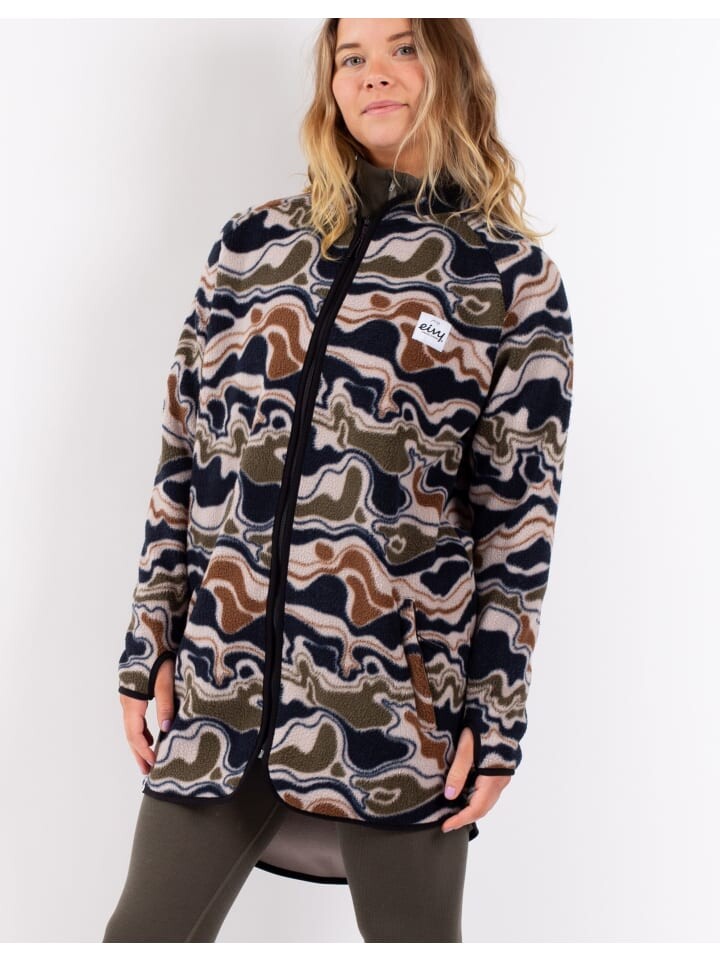 

Шерстяная куртка eivy Mantel, цвет Curve Camo