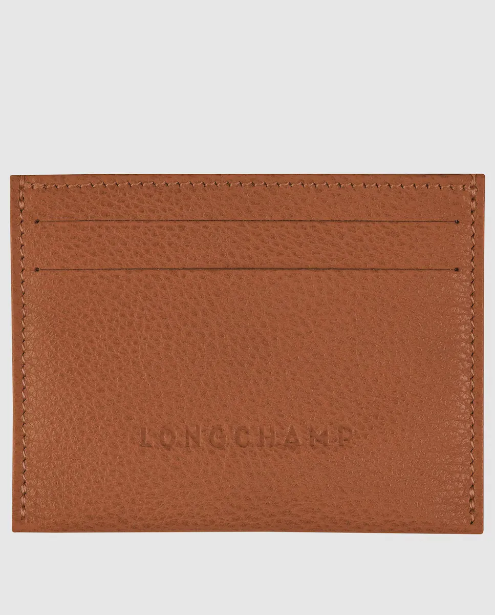 

Женская кожаная визитница Le Foulonné Longchamp, коричневый