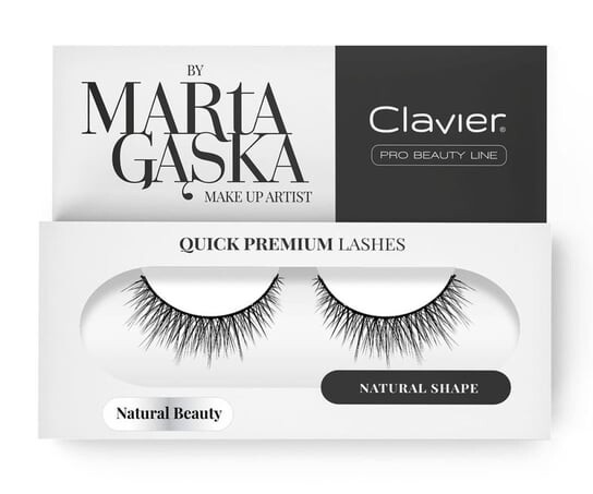 

Полосковых ресниц Clavier, Quick Premium Lashes, Natural Beauty 827