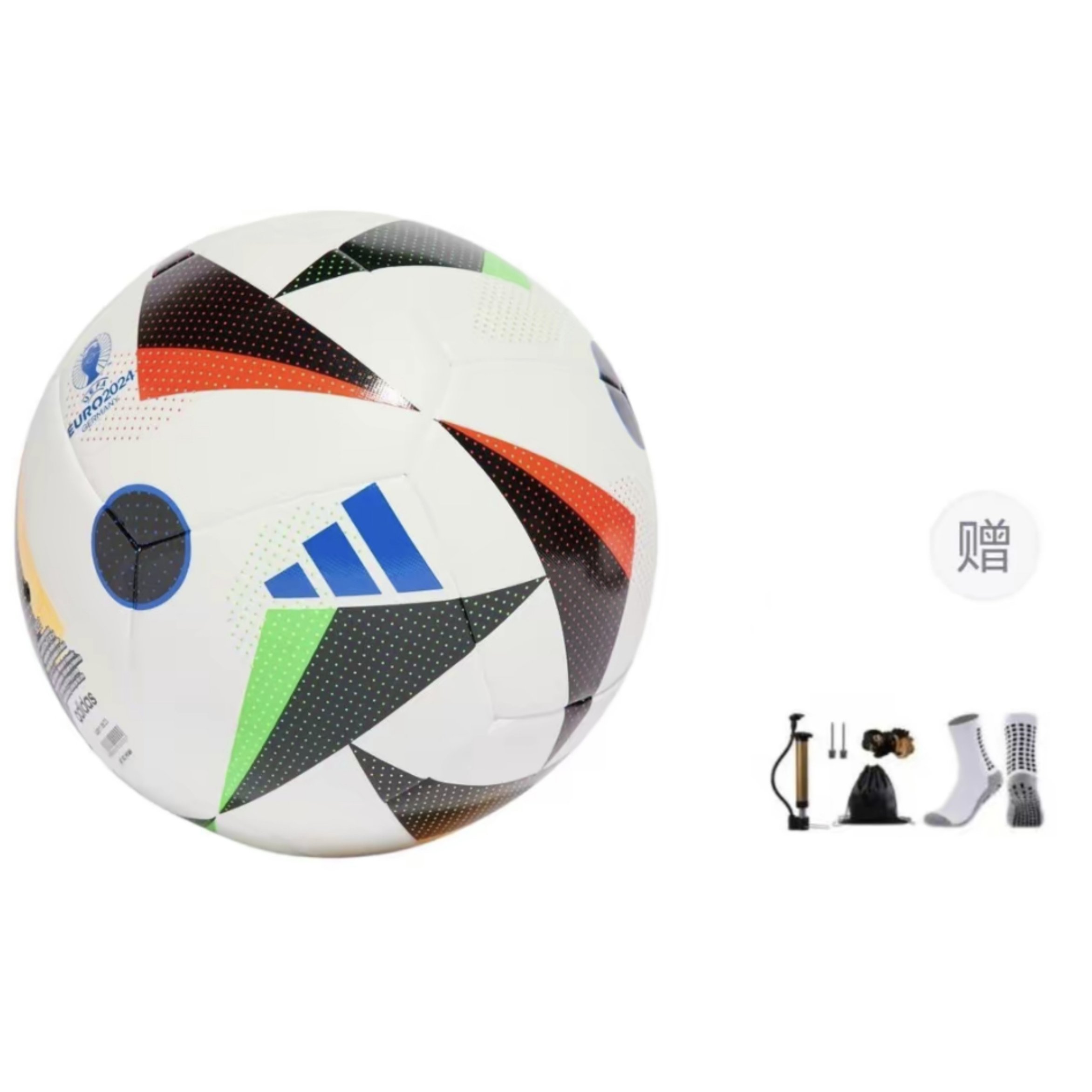 

Adidas Футбольный мяч размер 5, машинная строчка, унисекс, white/black/glory blue