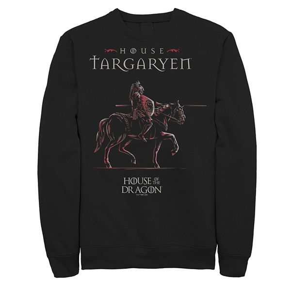 

Мужской флисовый свитшот house of the dragon house targaryen Licensed Character