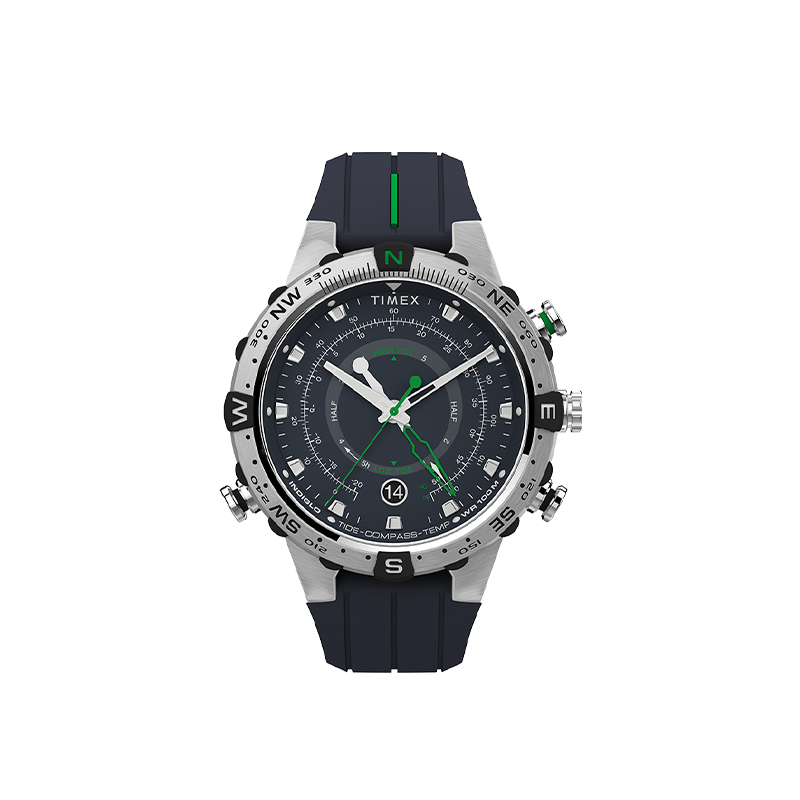 

TIMEX Часы Voyager Collection Wrist Watch Quartz Movement Blue Dial Men's Watch, Blue