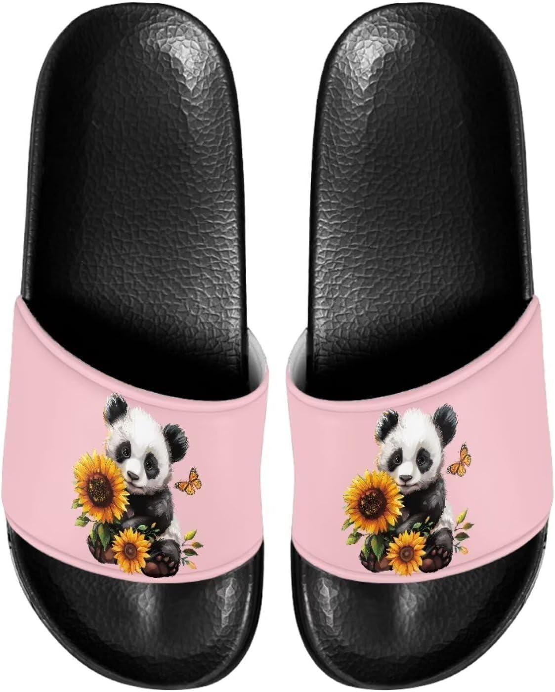 

Шлепанцы для женщин и мужчин с мягкой подошвой, комфортные, нескользящие, летние сандалии Judentidos, Sunflower Panda