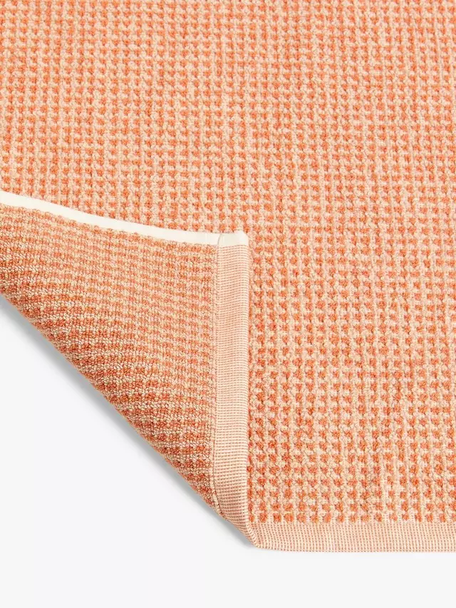

Полотенце John Lewis Textured Bath, цвет terracotta