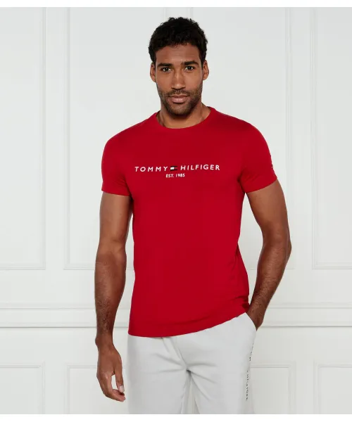 

Футболка Slim fit Tommy Hilfiger, красный