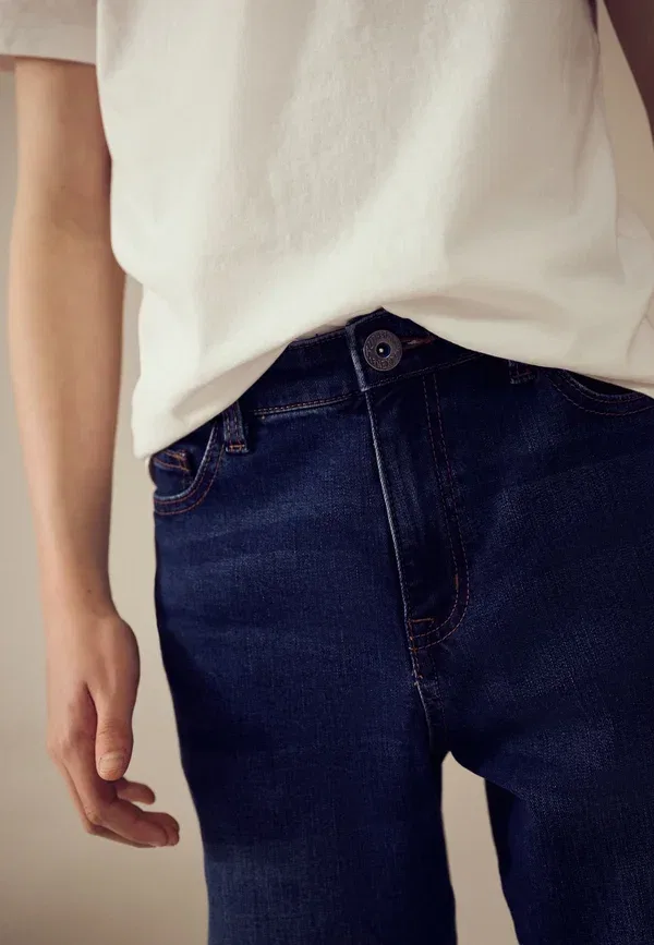 Джинсы Five pocket relaxed fit Next, blue indigo, синий индиго