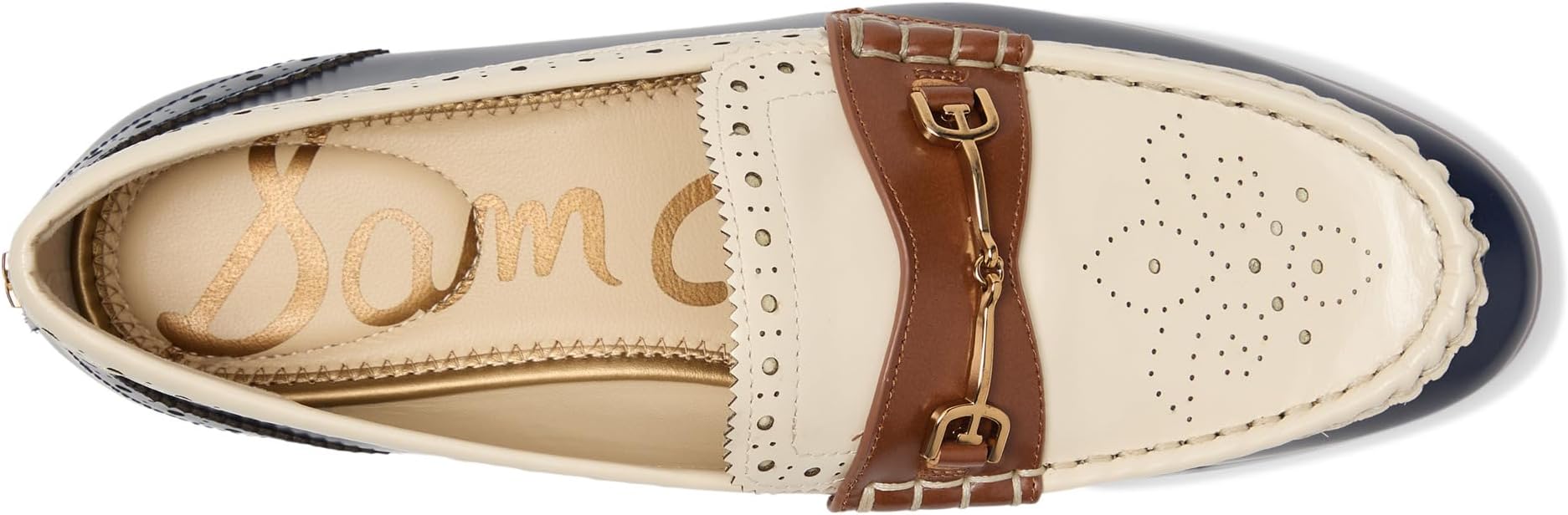 Лоферы Sam Edelman Liona, цвет Navy/Modern Ivory/Rich Saddle — фото 2