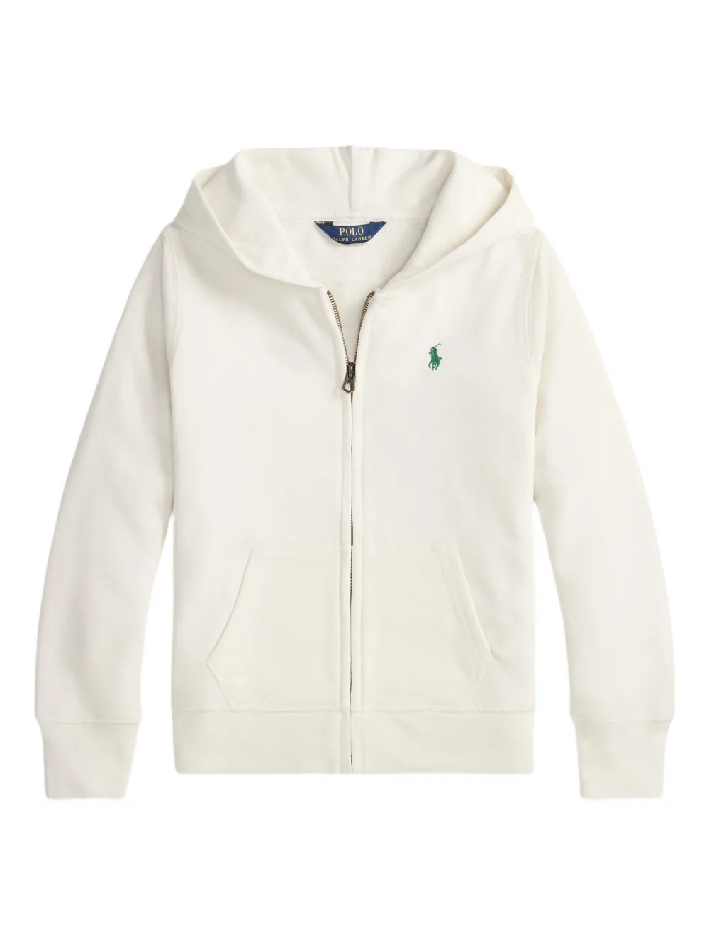 

Флисовая толстовка с капюшоном на молнии POLO RALPH LAUREN KIDS, нейтральный