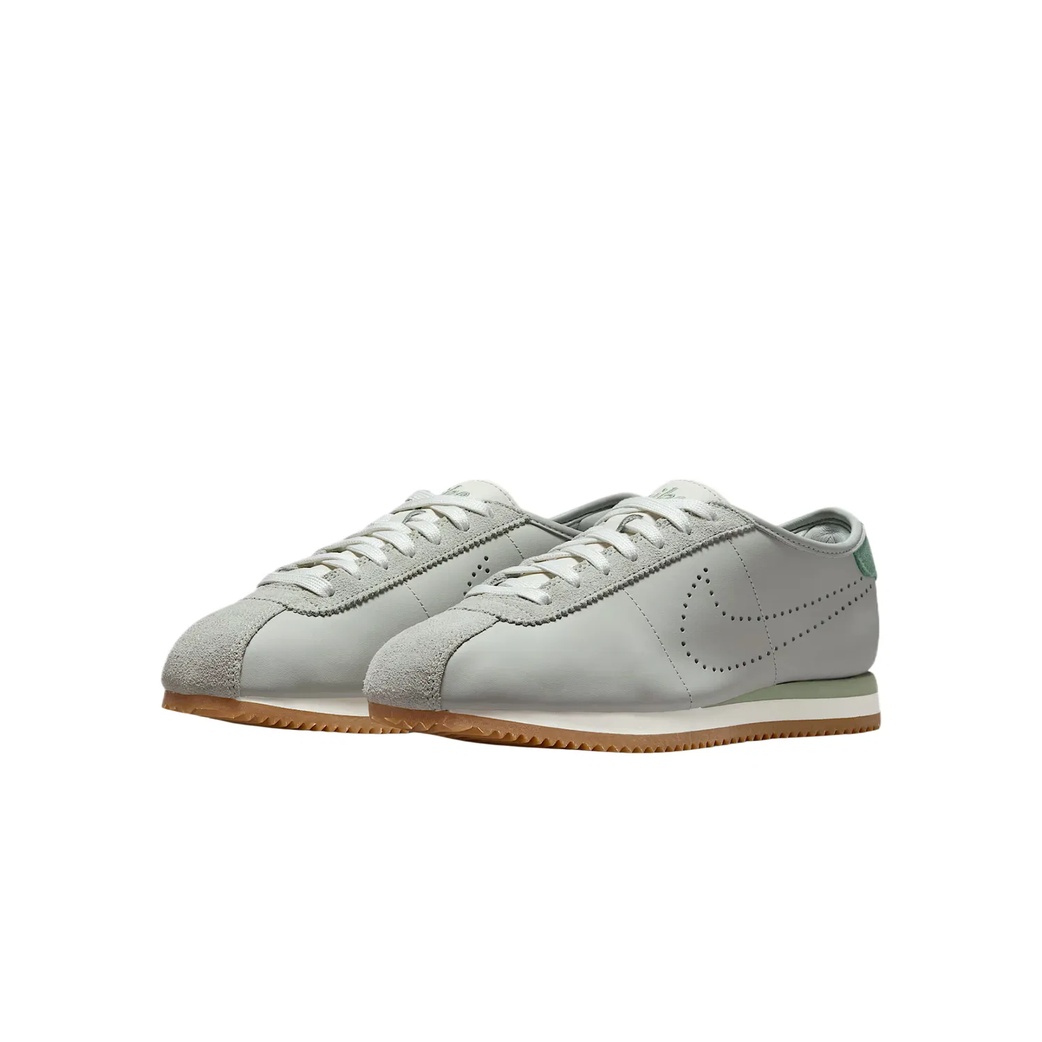 Кроссовки для тренировок Nike Leather Cushioning Light Silver — фото 4
