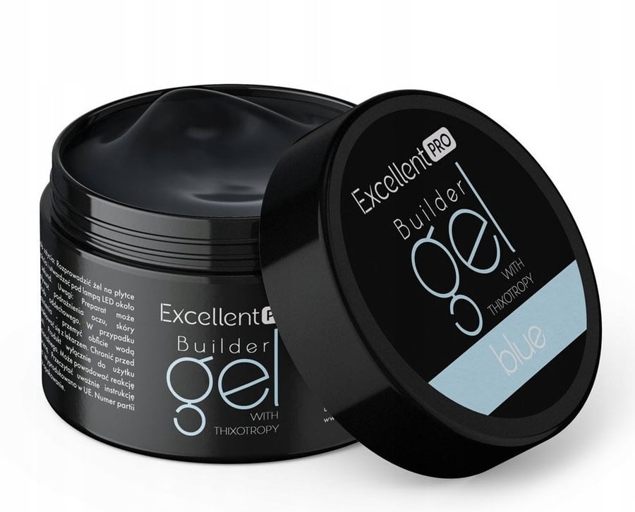

Excellent Pro Builder Gel Thixotropy Прозрачный синий 50 г Puderek