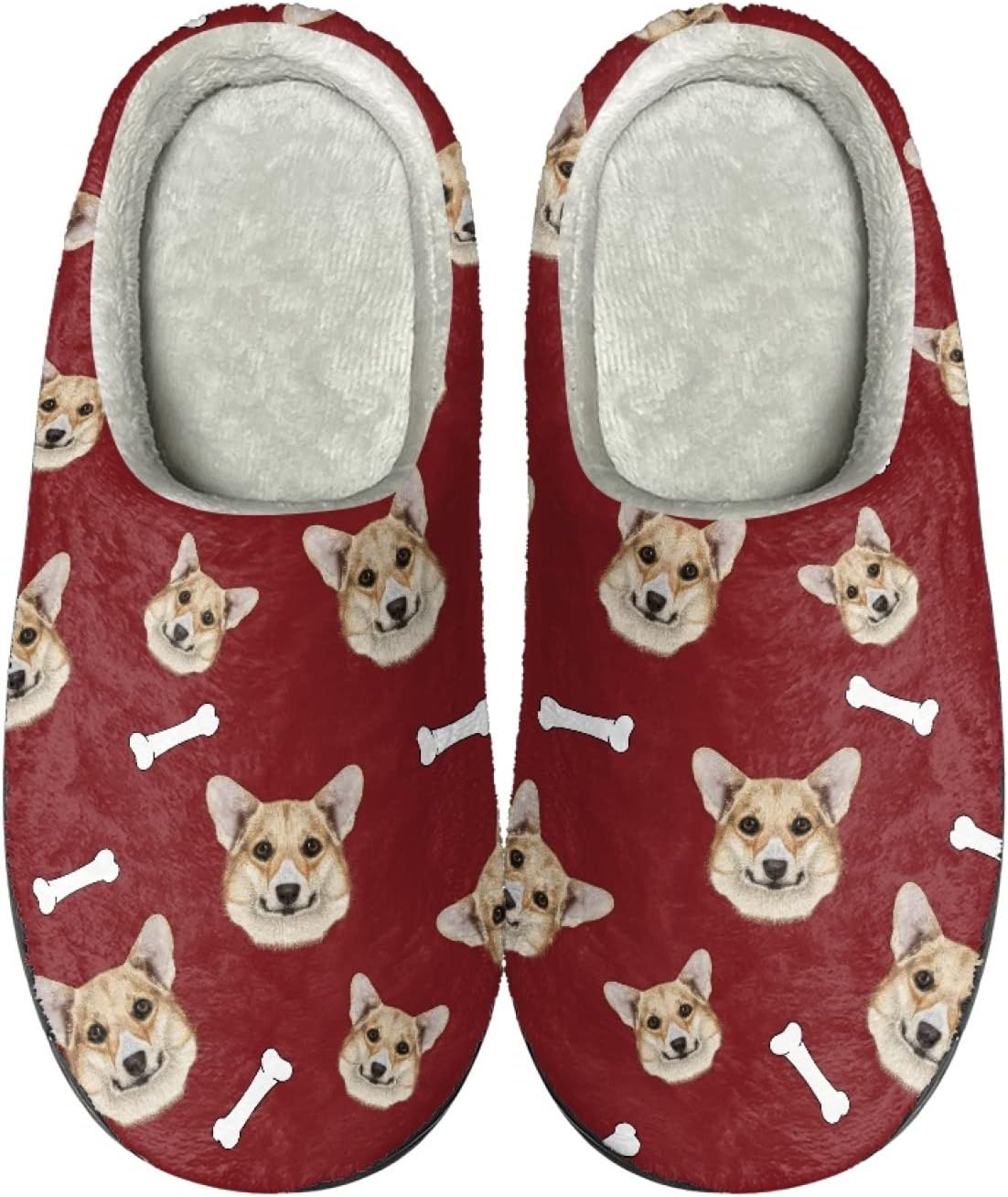 

Теплые тапочки Xoenoiee для мужчин и женщин, мягкие удобные домашние тапочки, легкие, слипоны, пушистые для спальни и дома, красный