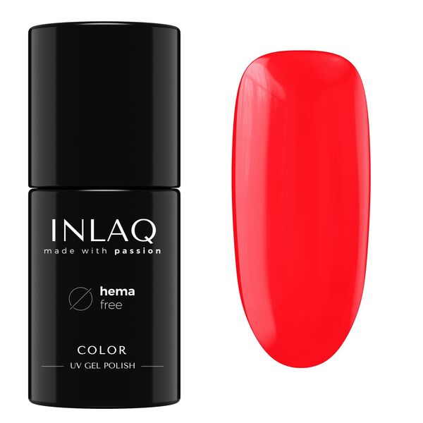 

Гибридный лак для ногтей Red Devil, 6 мл Inlaq Glamour, цвет red devil
