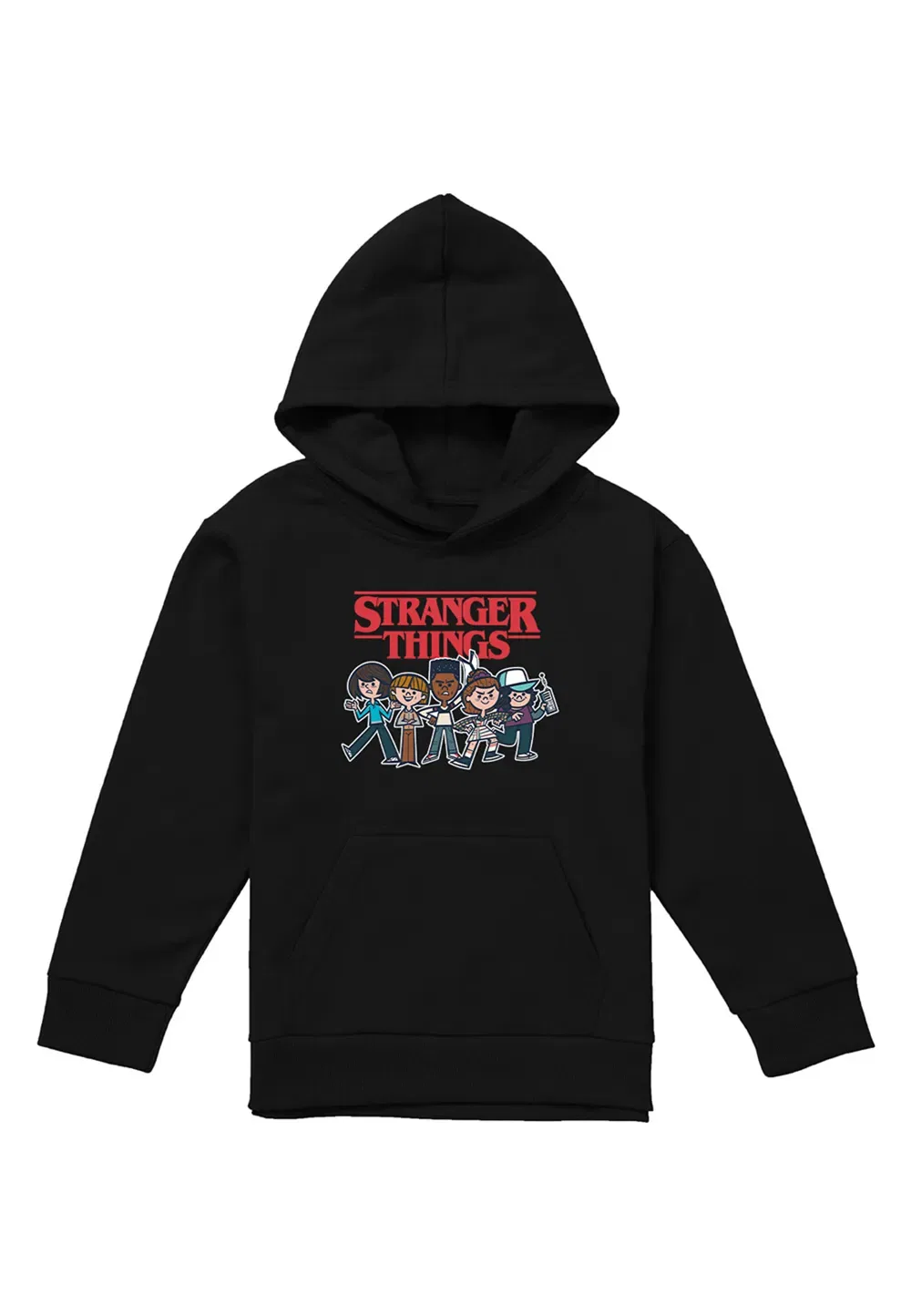Худи для детей Stranger Things, черный