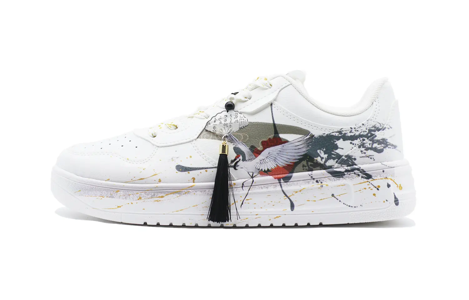 

ANTA Скользостойкие, износостойкие, дышащие низкие кроссовки Skateboard для мужчин White