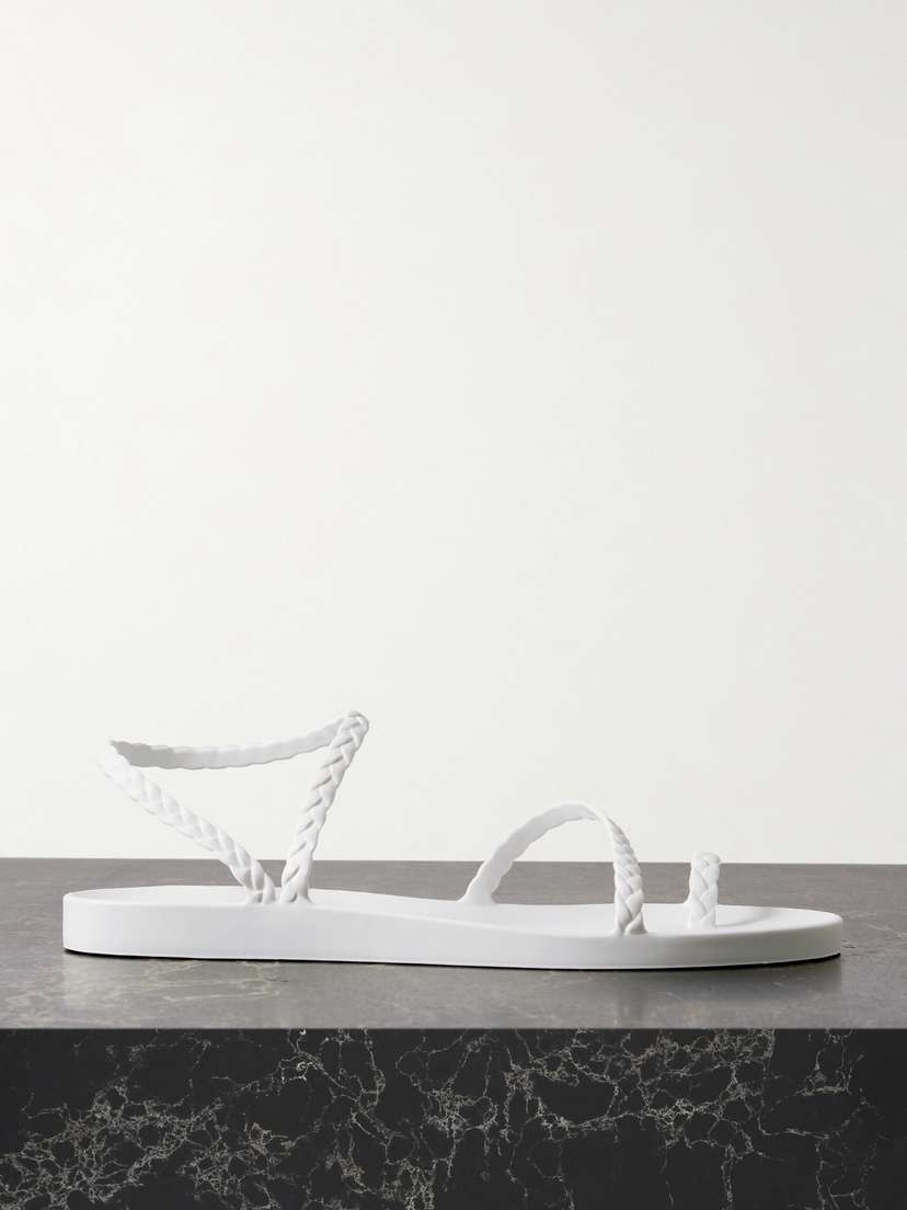 Резиновые сандалии Eleftheria Ancient Greek Sandals, белый