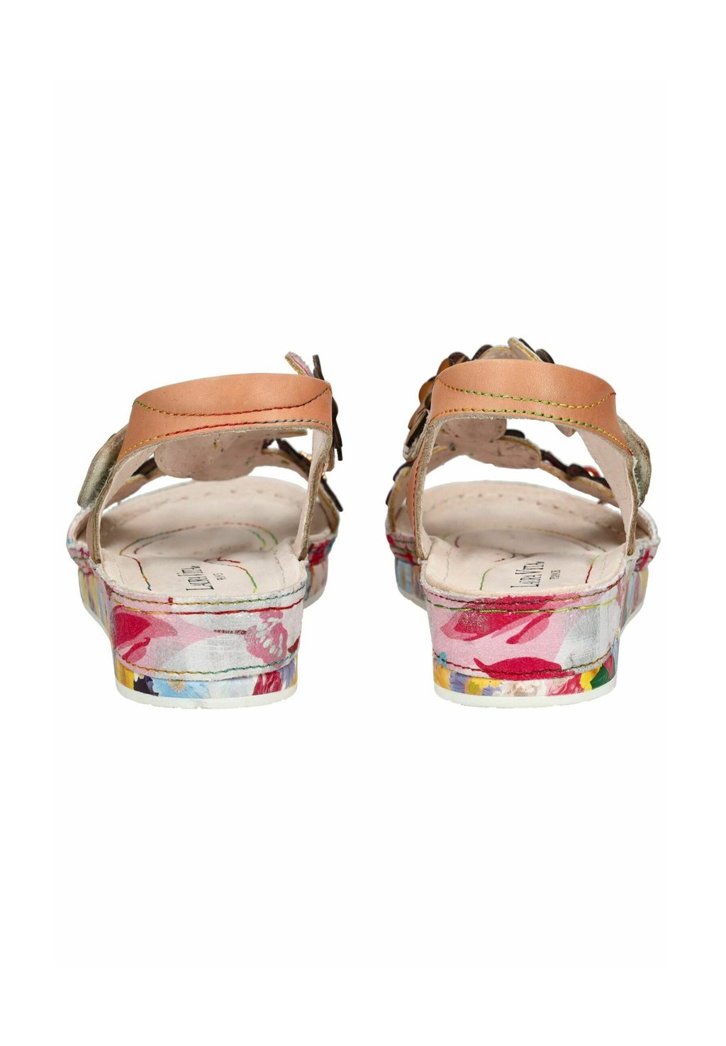 Босоножки на танкетке Platform sandals LAURA VITA, светло-розовый — фото 4