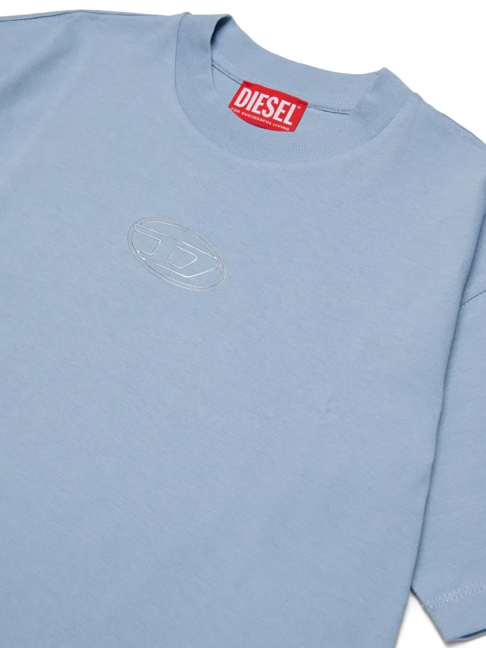 Укороченная футболка Oval D Diesel Kids, синий — фото 3