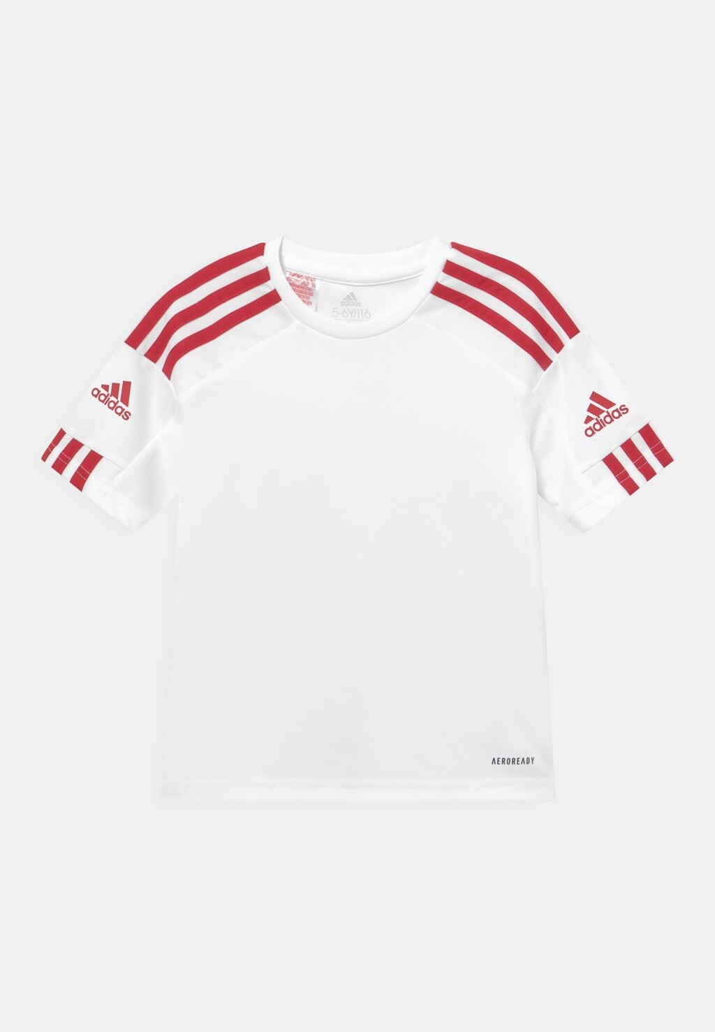 

Футболка с принтом Squad Unisex Adidas, цвет white/team power red