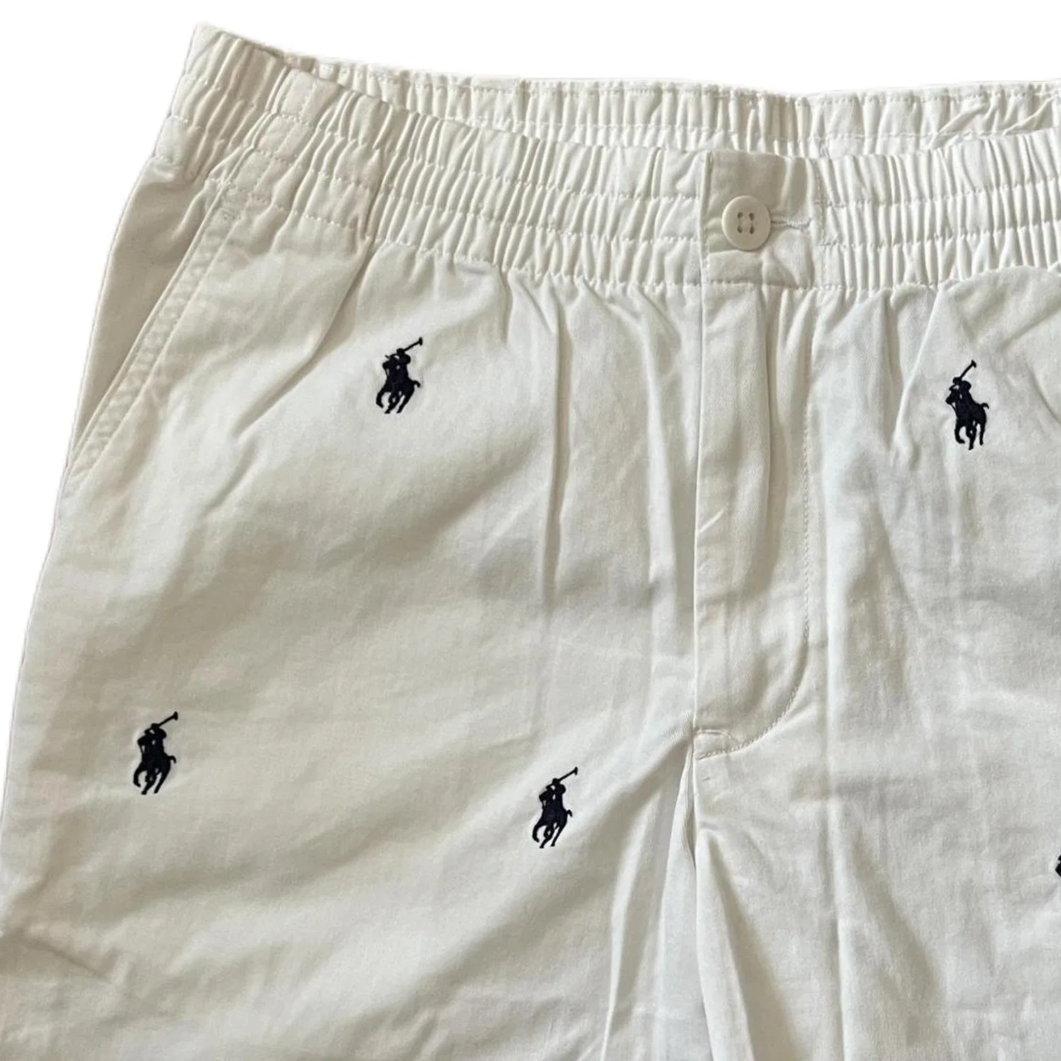 Шорты детские белые Polo Ralph Lauren — фото 4