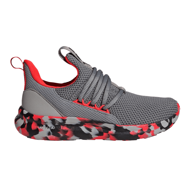 

Кроссовки adidas Lite Racer Adapt 7.0 K 'Grey Solar Red Marbled', серый