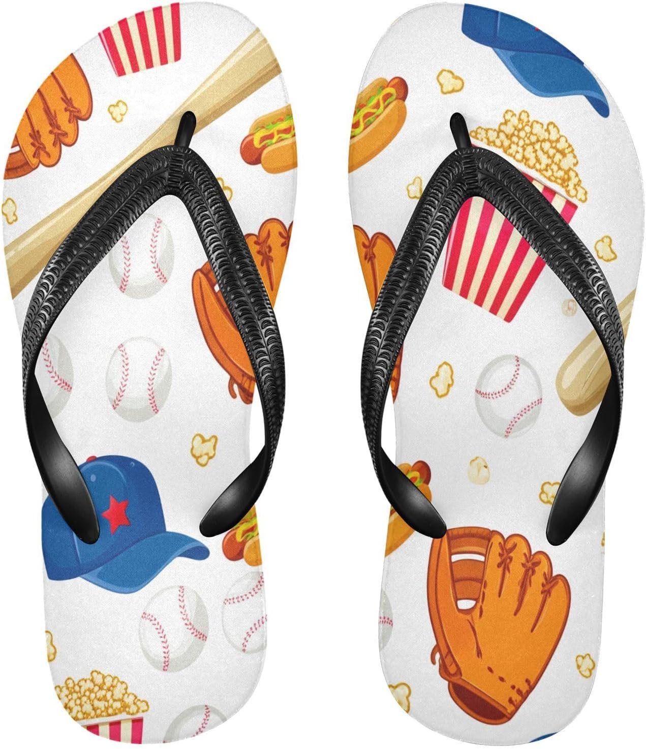 

Мужские и женские сандалии STAYTOP Sunflower, пляжные шлепанцы и шлепанцы для душа, Baseball